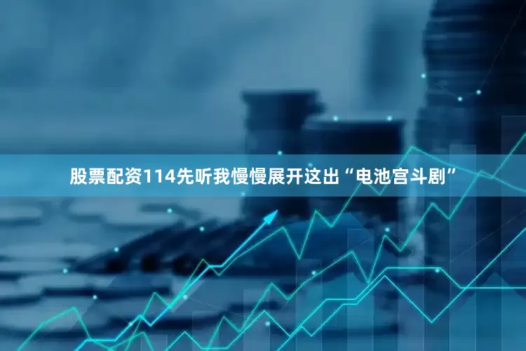 股票配资114先听我慢慢展开这出“电池宫斗剧”